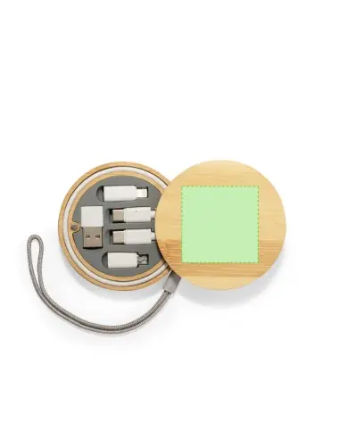 Set Cables Cargadores Personalizado Ecológico...