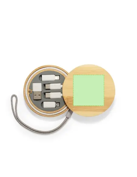 Set Cables Cargadores Personalizado Ecológico 820292