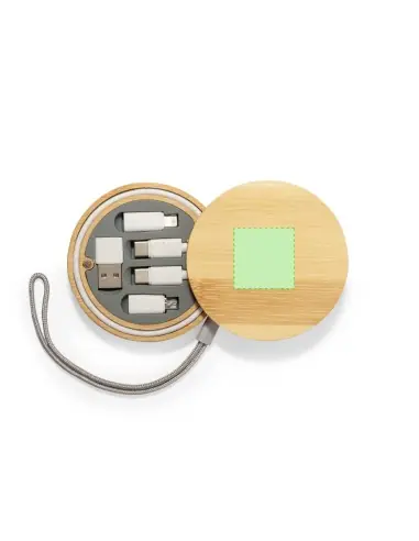 Set Cables Cargadores Personalizado Ecológico...