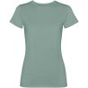 Camiseta mujer lavado ácido cuello canalé - Imagen 61