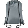 Bolsa con cordón Oriole de RPET de 5 l con bolsillo - Imagen 56