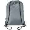 Bolsa con cordón Oriole de RPET de 5 l con bolsillo - Imagen 57