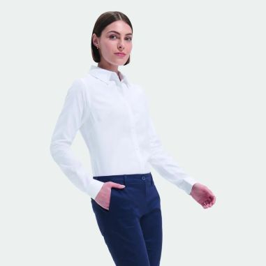 BRODY WOMEN HERINGBON SHIRT Ecológico Personalizado 7S02103