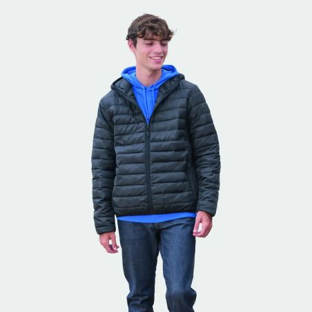 STREAM HOODED MEN PARKA Ecológica Personalizada 7S04444