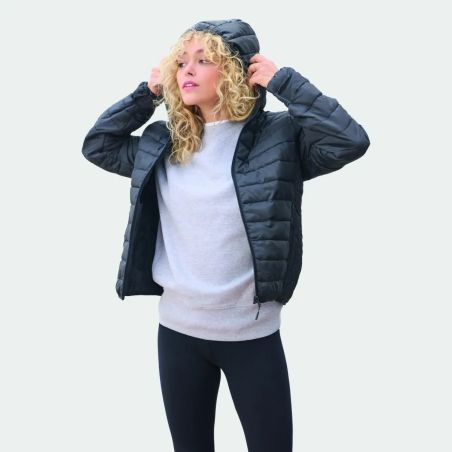 STREAM HOODED WOMEN PARKA Ecológica Personalizada 7S04445