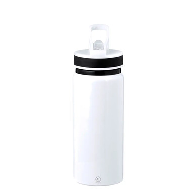 Bidón de aluminio reciclado 680 ml con pajita