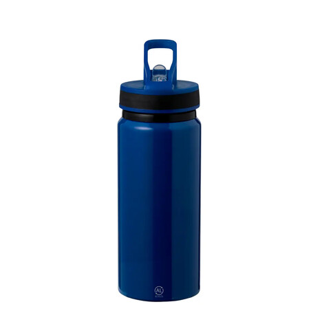 Bidón de aluminio reciclado 680 ml con pajita