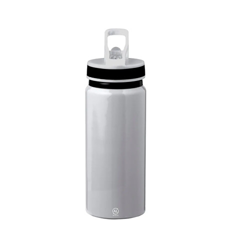 Bidón de aluminio reciclado 680 ml con pajita