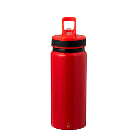 Bidón de aluminio reciclado 680 ml con pajita