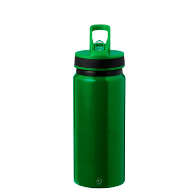 Bidón de aluminio reciclado 680 ml con pajita