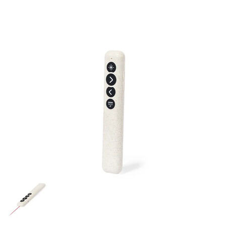 Puntero presentador láser de caña de trigo USB 14 x 2.5 cm