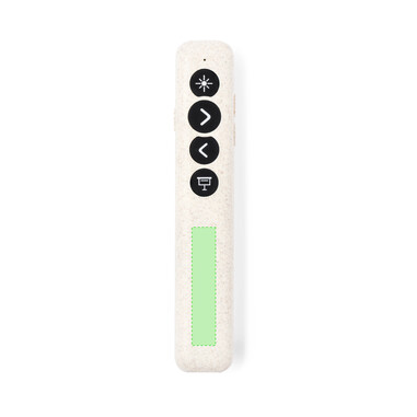 Puntero presentador láser de caña de trigo USB 14 x 2.5 cm
