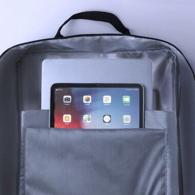 Mochila extensible RPET GRS portátil 15 tablet 10 pulgadas