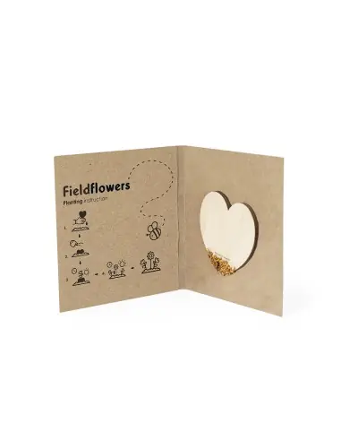 Corazón Semillas Personalizado Ecológico 820973