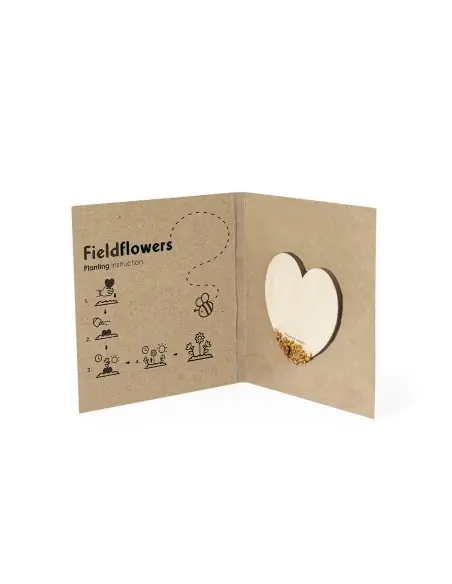 Corazón Semillas Personalizado Ecológico 820973