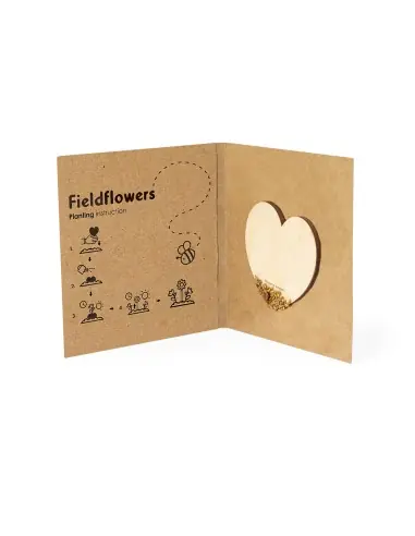 Corazón Semillas Personalizado Ecológico 820973