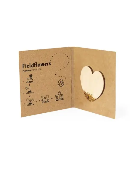 Corazón Semillas Personalizado Ecológico 820973