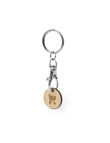 Llavero Moneda Personalizado Ecológico 821002