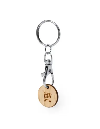 Llavero Moneda Personalizado Ecológico 821002