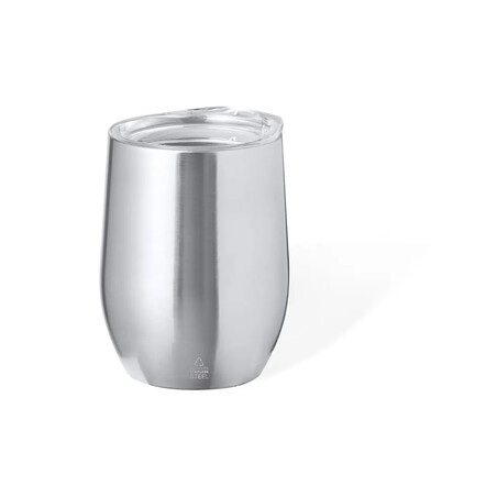Vaso térmico de acero inox reciclado GRS 340 ml 11.8 cm
