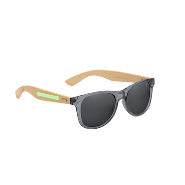 Gafas de sol UV400 patillas de bambú FSC lentes espejo