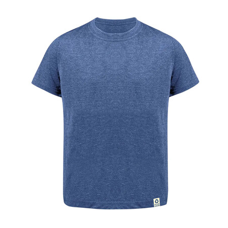Camiseta infantil algodón y poliéster reciclado 150 g/m²