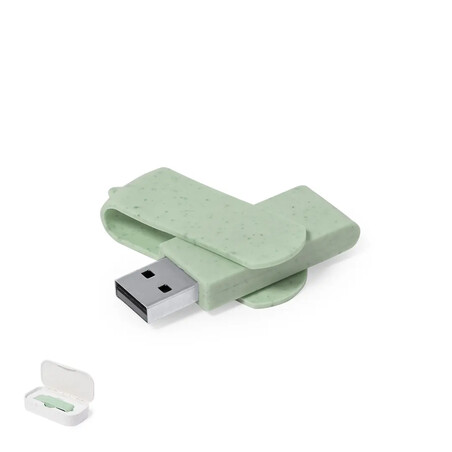 Memoria USB caña de trigo y ABS 16 GB