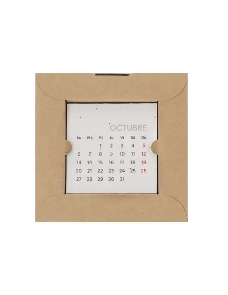 Calendario Sobremesa Semilla Personalizado Ecológico 821285
