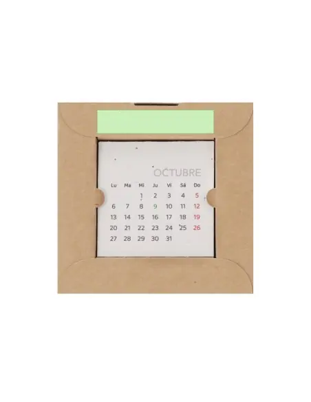 Calendario Sobremesa Semilla Personalizado Ecológico 821285