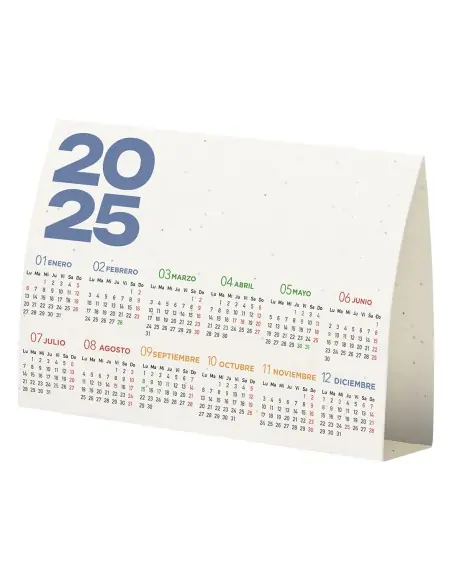 Calendario Sobremesa Semilla Personalizado Ecológico 821286