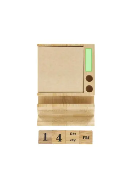 Portanotas Calendario Perpetuo Personalizado Ecológico 821385