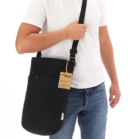 Bolsa canvas reciclado 270 g/m² fondo 24 cm