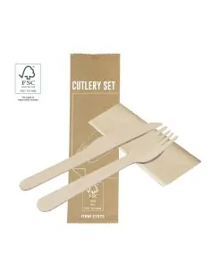 Set Cubiertos Personalizado Ecológico 821573
