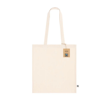 Bolsa de algodón 140 g/m² con asas largas