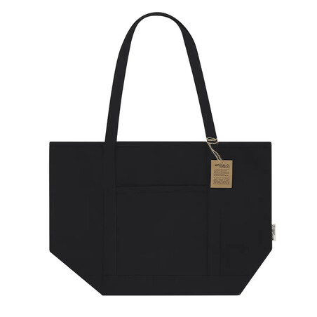 Bolsa de canvas reciclado 300 g/m² con fondo