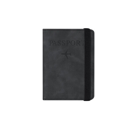 Funda para pasaporte de PU reciclado GRS 1.5 x 15 x 11 cm