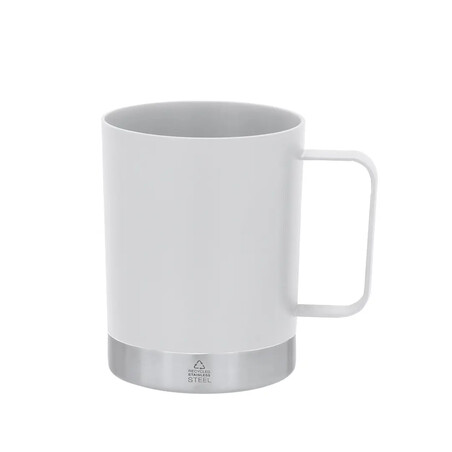 Taza 400 ml PP reciclado y acero inox reciclado GRS 10.8 cm