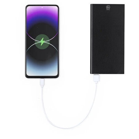 Power bank aluminio reciclado 8.000 mAh con linterna