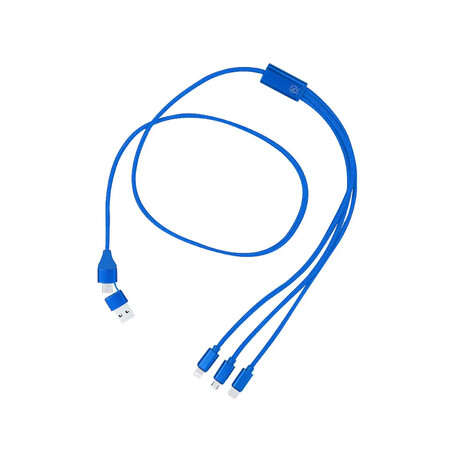 Cable cargador de aluminio reciclado USB y Tipo C 100 cm
