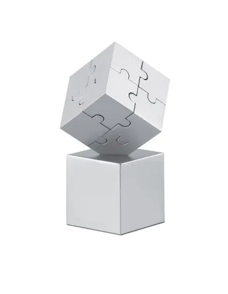 Puzzle 3D metálico y magnético 7AR1810