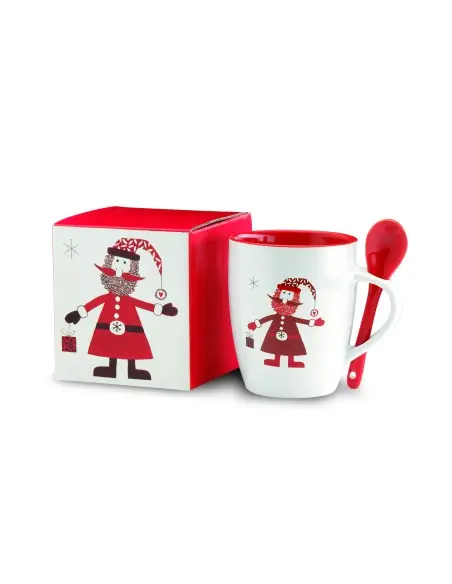 Taza con cuchara 250ml 7CX1304