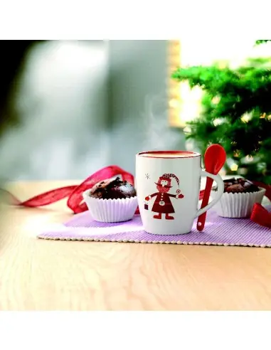 Taza con cuchara 250ml 7CX1304