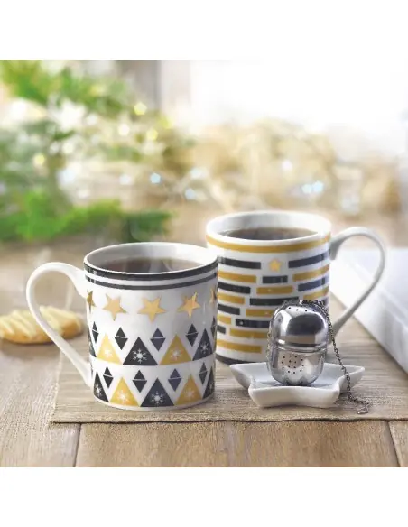 Taza, plato y filtro en caja Ecológica Personalizada 7CX1443