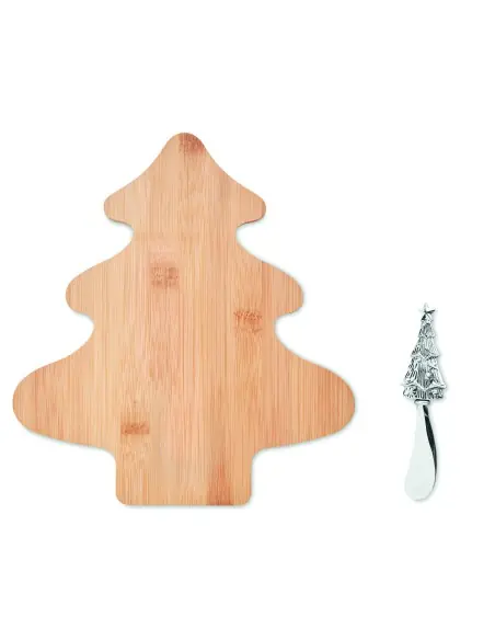 Set cuchillo y tabla de bambú 7CX1477
