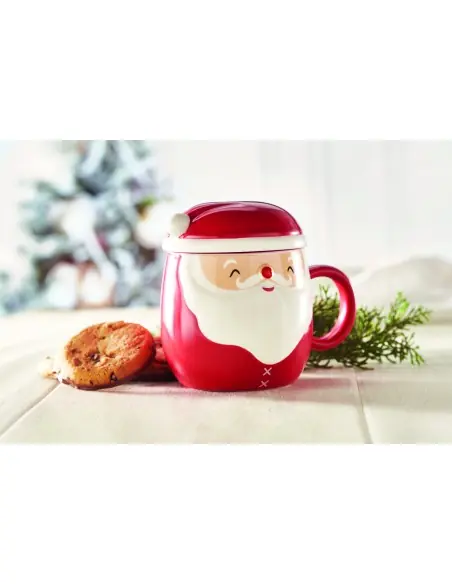 Taza cerámica con tapa 370 ml 7CX1492