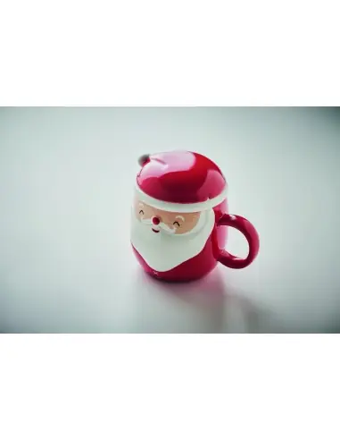 Taza cerámica con tapa 370 ml 7CX1492