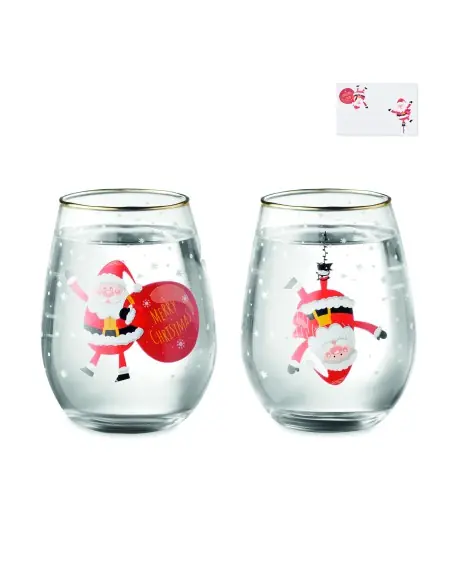 Set de 2 vasos de Navidad 7CX1501