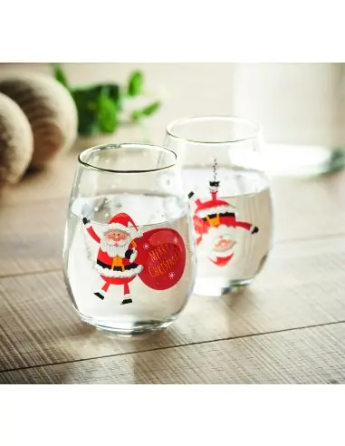 Set de 2 vasos de Navidad 7CX1501