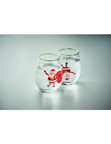 Set de 2 vasos de Navidad 7CX1501