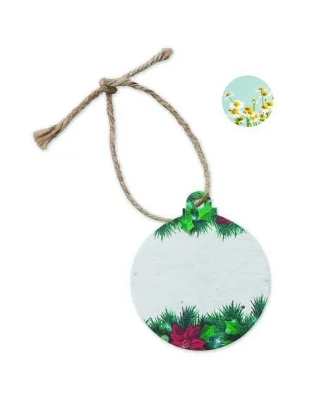 Adorno navideño papel semillas 7CX1515